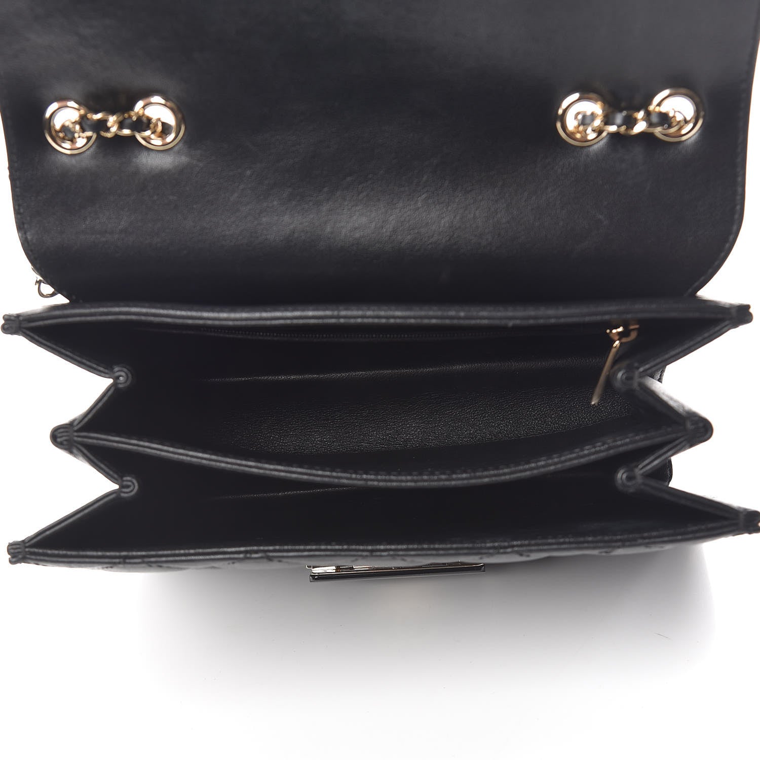 Chanel Sheepskin Quilted Beauty Lock Flap Black 5 of 15