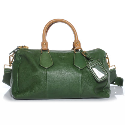 Prada Vitello Caribu Bauletto Larice 1 of 8