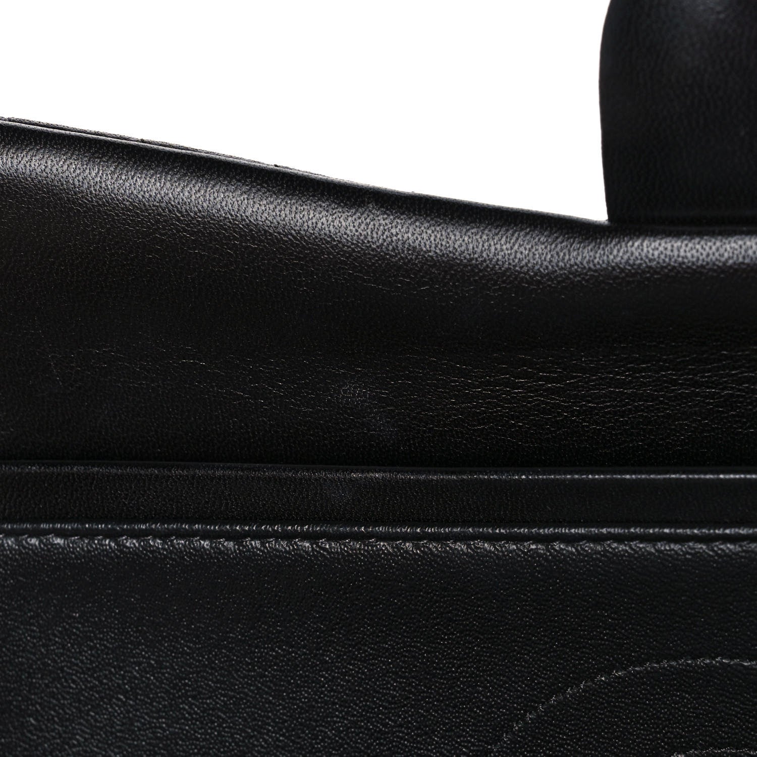 Chanel Lambskin Chevron Quilted Jumbo Double Flap So Black 12 of 14
