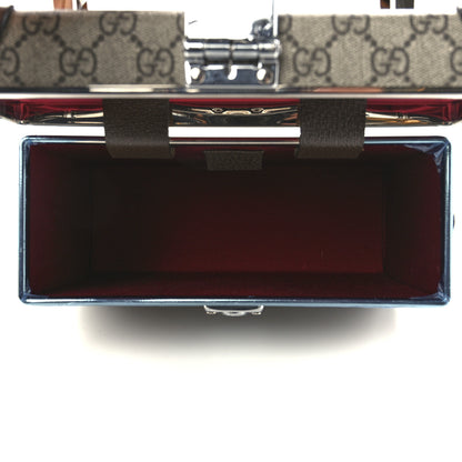Gucci GG Supreme Monogram Globe-Trotter Beauty Case Brown 5 of 10