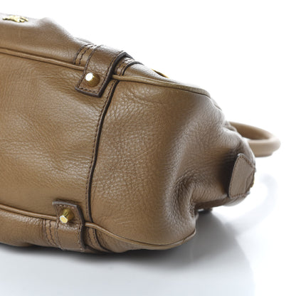 Burberry Pebbled Calfskin Small Ashbury Satchel Brown 7 of 11