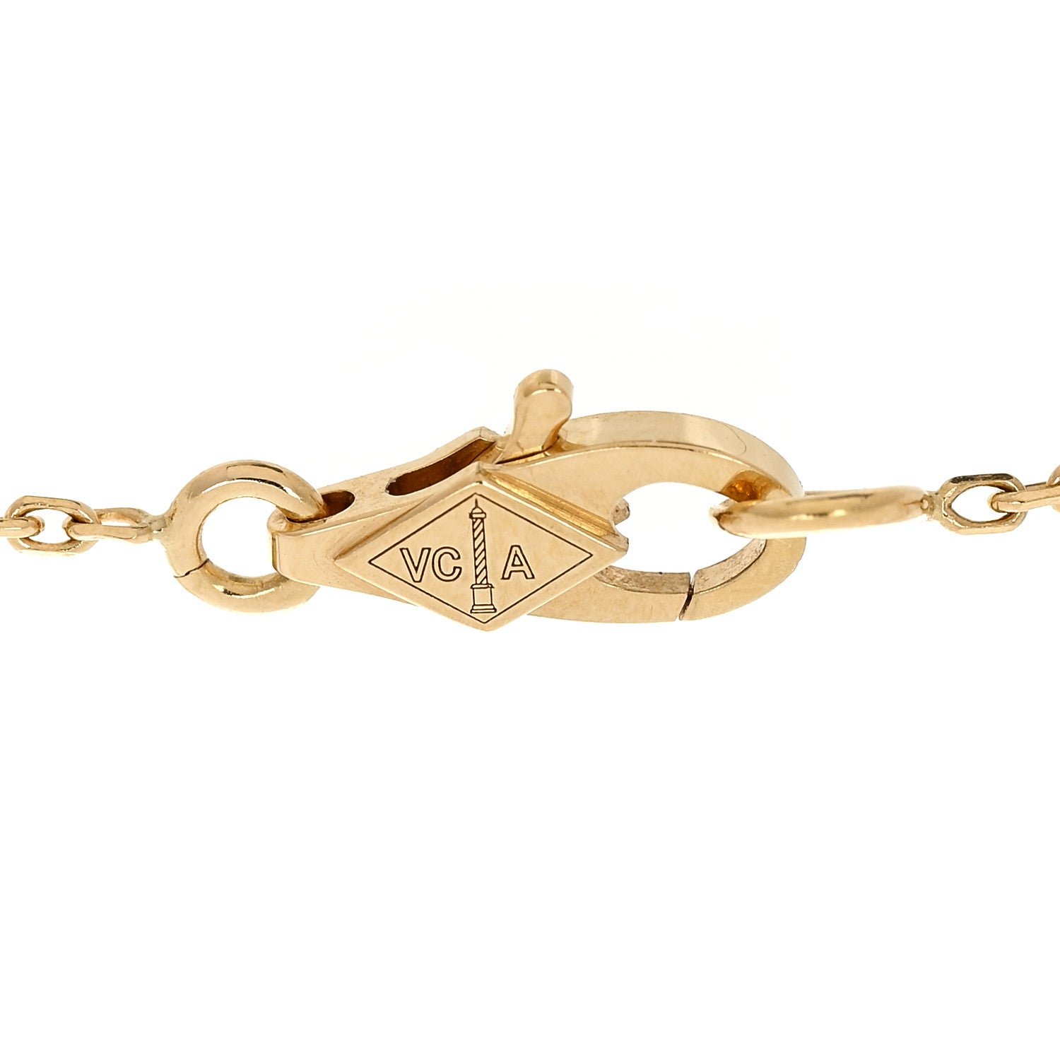 Van Cleef & Arpels 18K Yellow Gold Mother of Pearl Sweet Alhambra Butterfly Bracelet 4 of 7