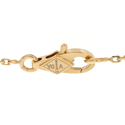 Van Cleef & Arpels 18K Yellow Gold Mother of Pearl Sweet Alhambra Butterfly Bracelet 4 of 7