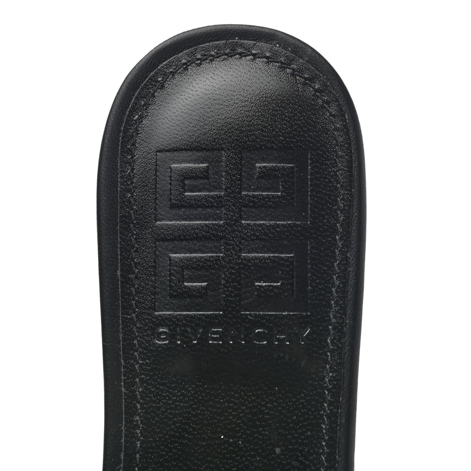 Givenchy Calfskin Bedford Logo Mule Slides 35.5 Black 7 of 7