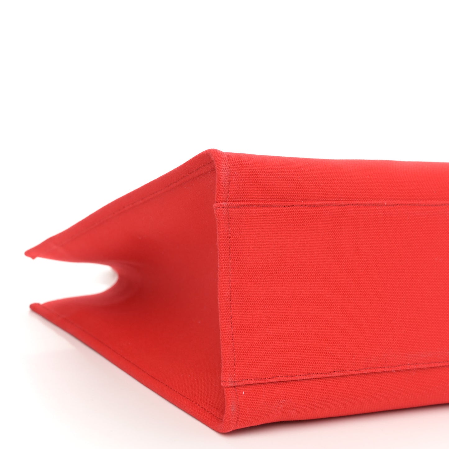 Canvas Calfskin La Medusa Tote Bag Red