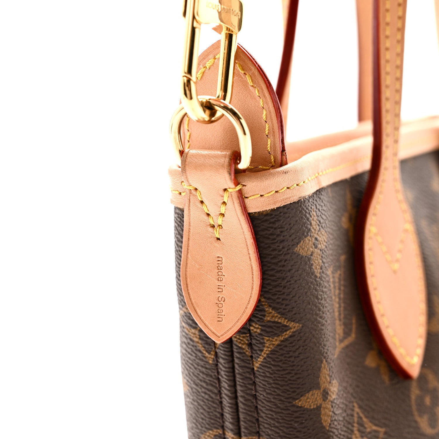 Louis Vuitton Monogram Neverfull BB Beige 9 of 12
