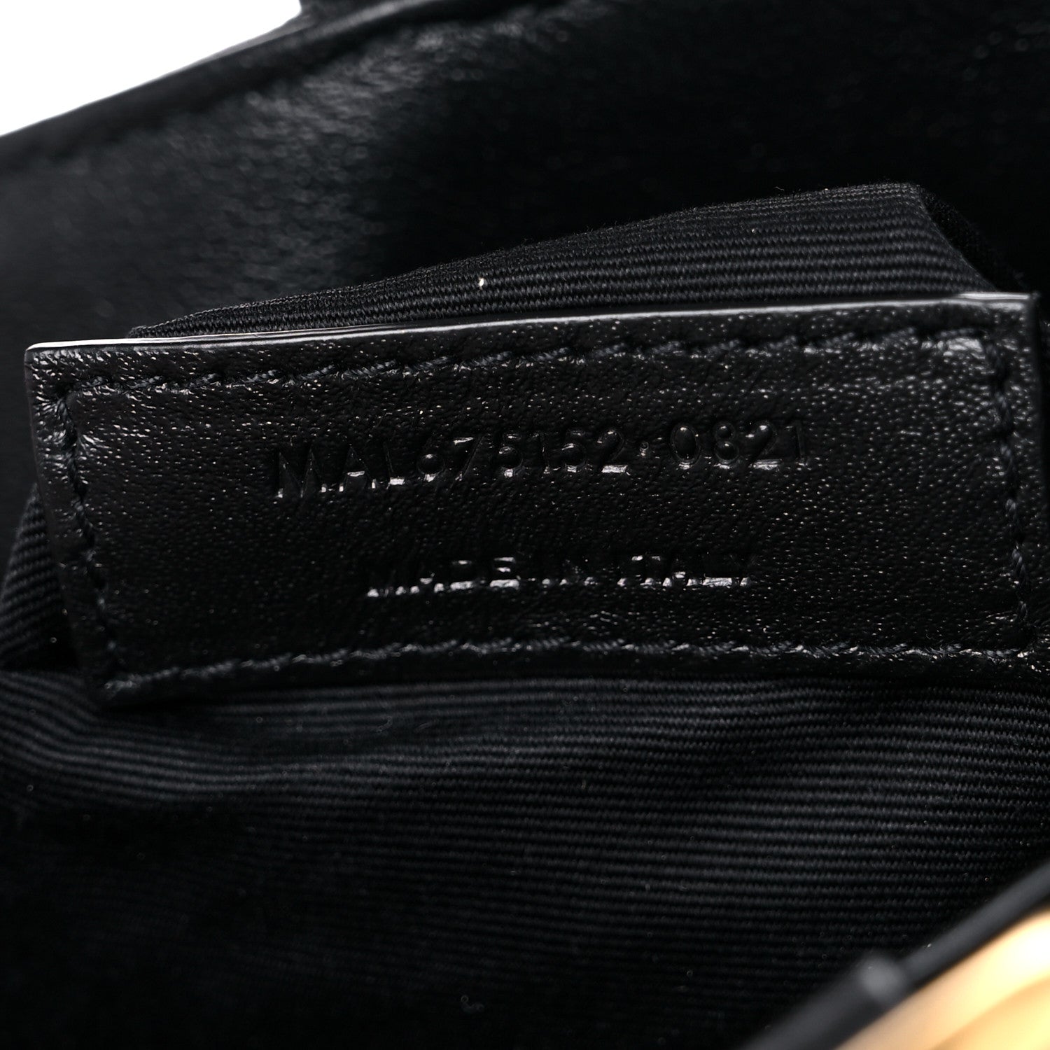 Saint Laurent Lambskin Quilted Mini Le Maillon Bucket Bag Black 7 of 12