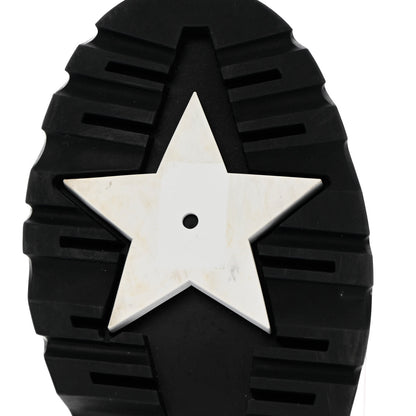 Christian Dior Brushed Calfskin Shearling Dior Code Lug Sole 15mm Loafers 36.5 Black Natural 10 of 11