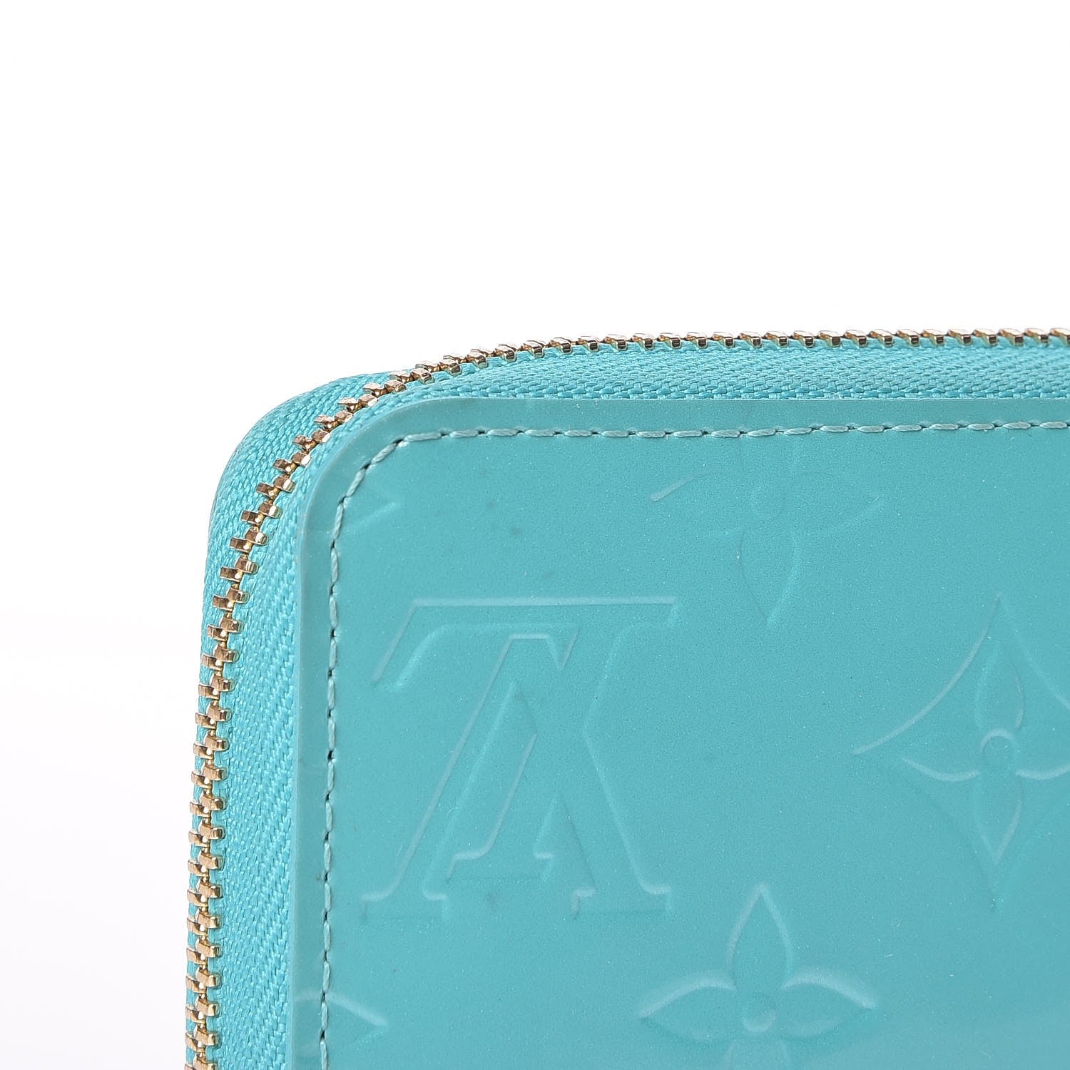 Louis Vuitton Vernis Zippy Wallet Blue Lagon 8 of 11