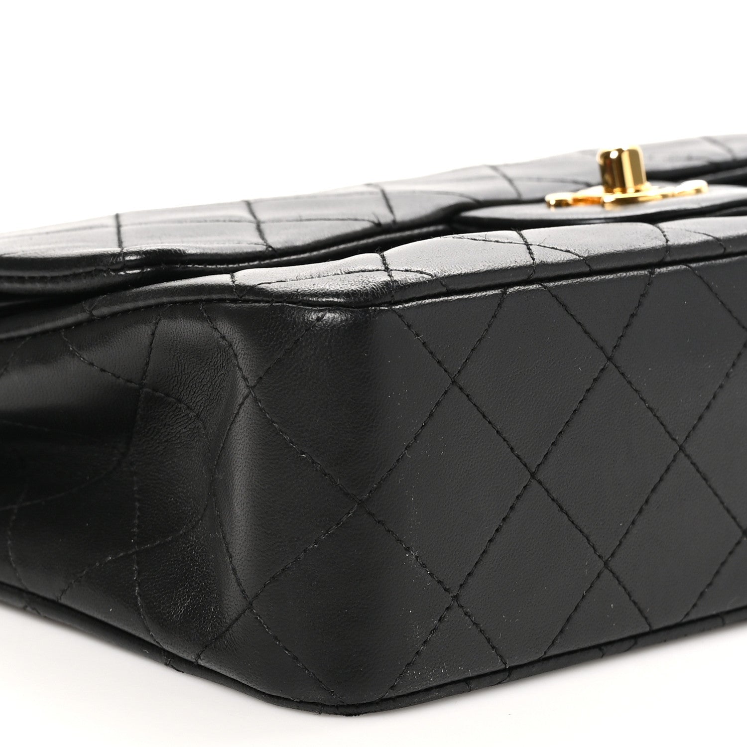 Chanel Lambskin Quilted Small Double Flap Black 9 of 10