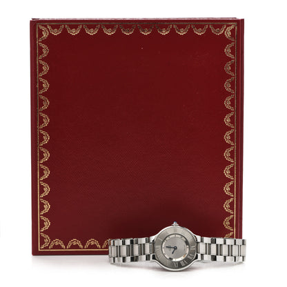 Cartier Stainless Steel 28mm Must De 21 Quartz Watch 6 of 6
