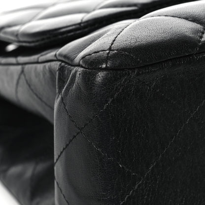 Chanel Lambskin Quilted Jumbo Single Flap Black 7 of 8