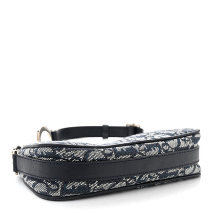 Christian Dior Monogram Shoulder Bag Pochette Blue 4 of 10