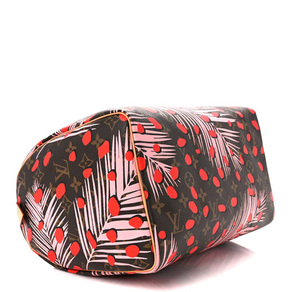 Louis Vuitton Monogram Jungle Dots Speedy 30 Sugar Pink Poppy 4 of 13