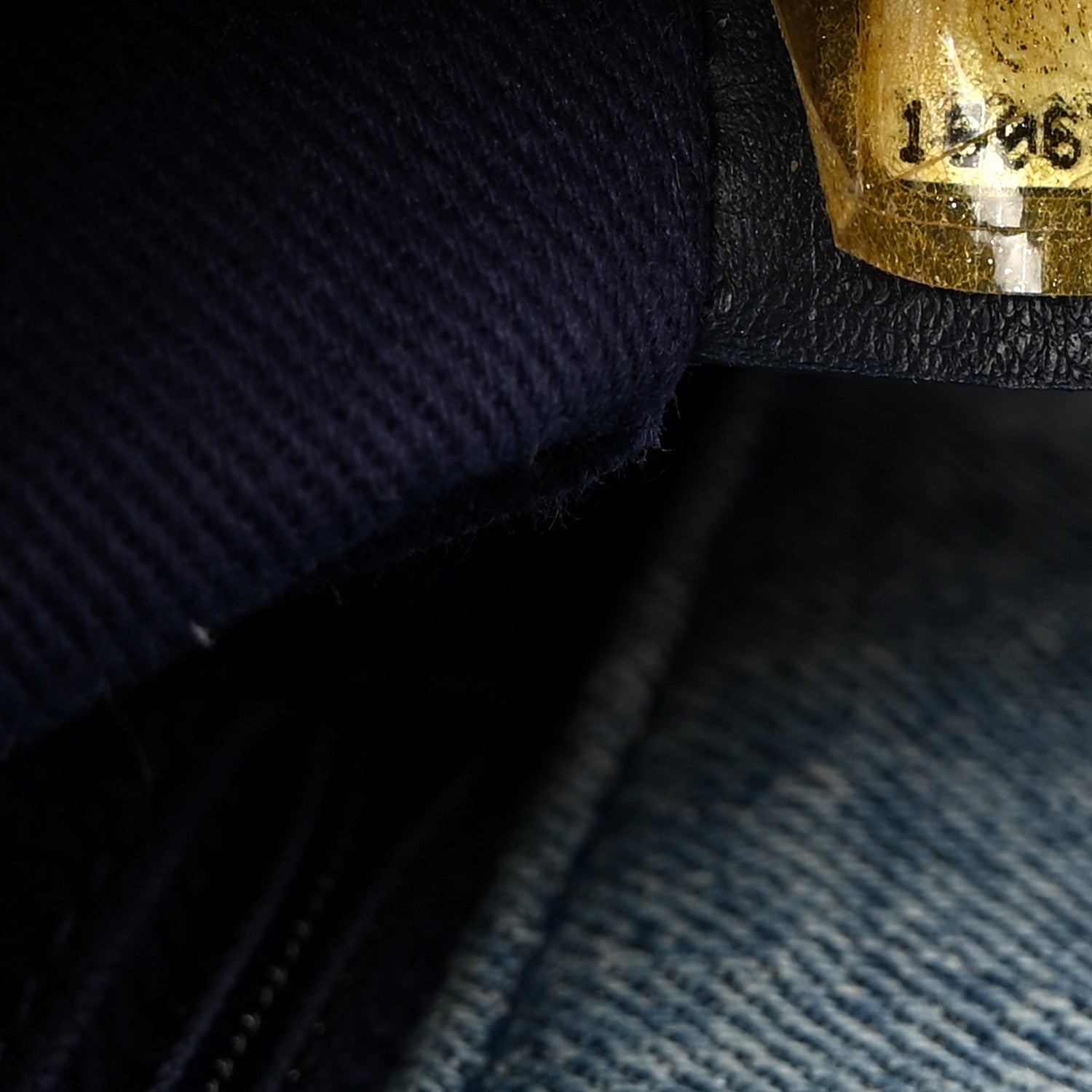 Chanel Denim Quilted Camellia Embroidered Medium Flap Blue 7 of 11