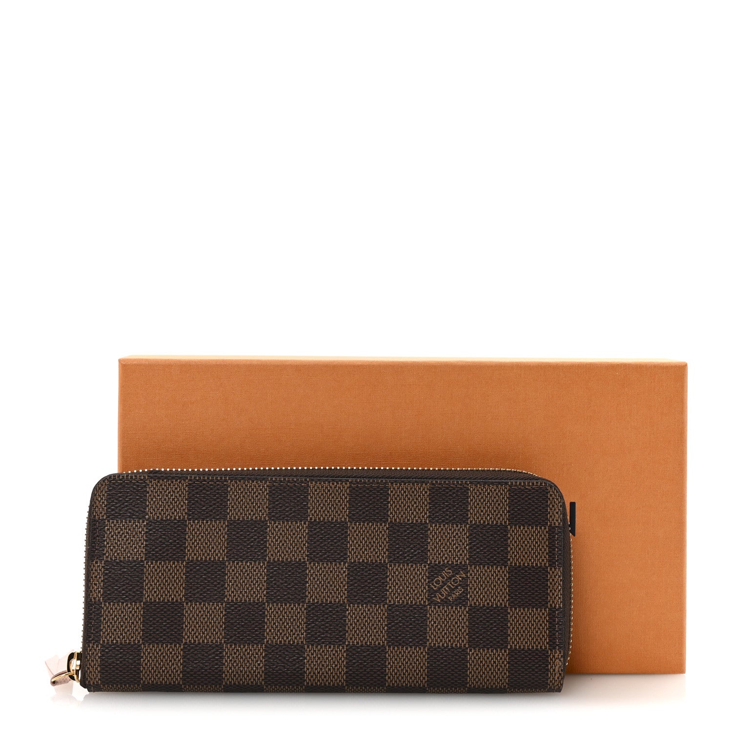 Louis Vuitton Damier Ebene Clemence Wallet Rose Ballerine 13 of 14