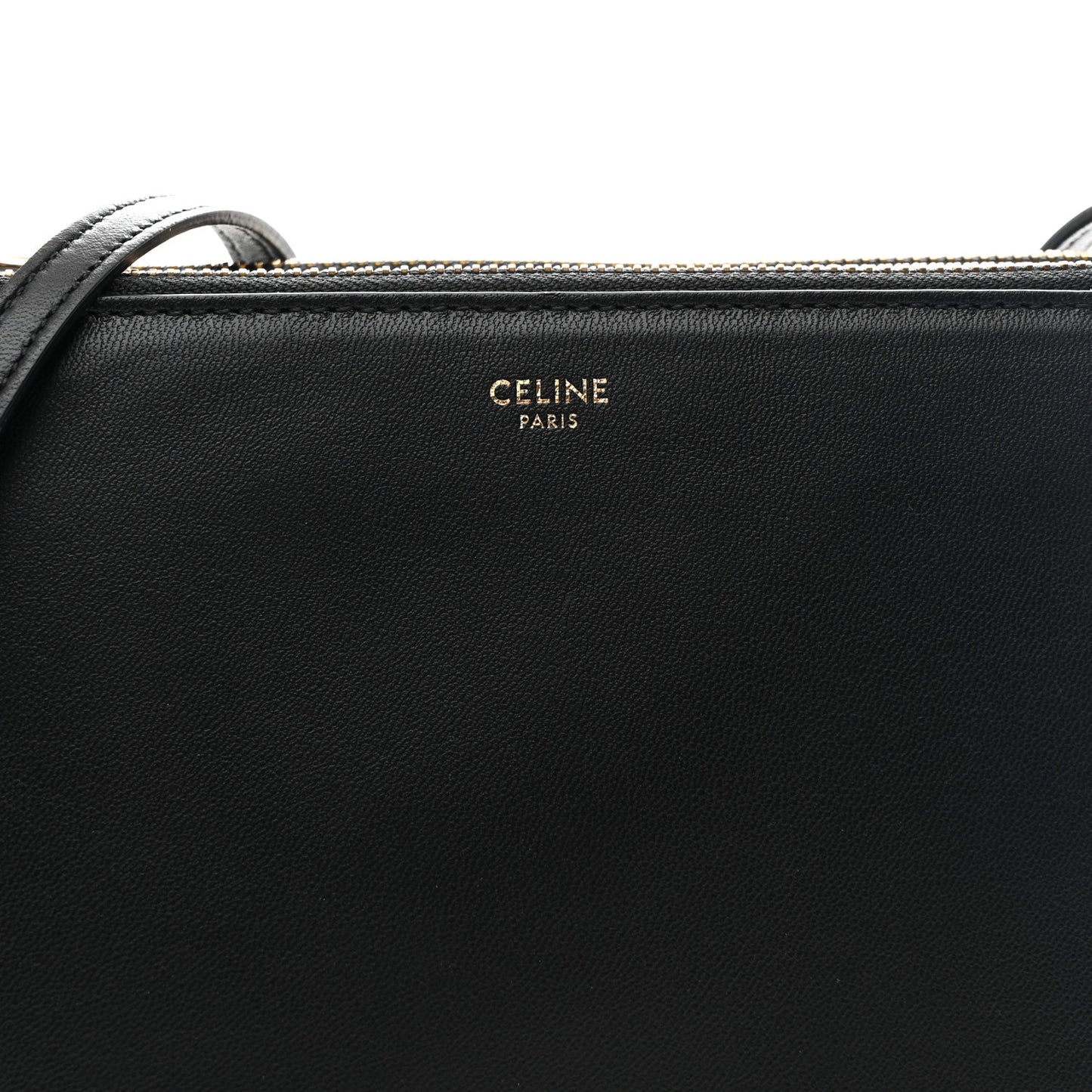 Lambskin Small Trio Crossbody Bag Black