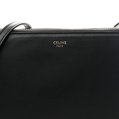 Celine Lambskin Small Trio Crossbody Bag Black 10 of 12