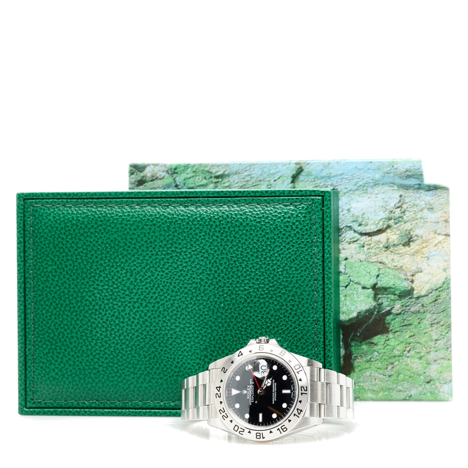 Rolex Stainless Steel 40mm Oyster Perpetual Date Explorer II Watch Black 16570 5 of 5