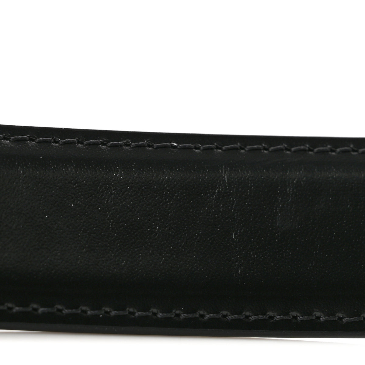 Celine Box Calfskin Medium 25mm Triomphe Reversible Belt 75 30 Black Tan 7 of 8