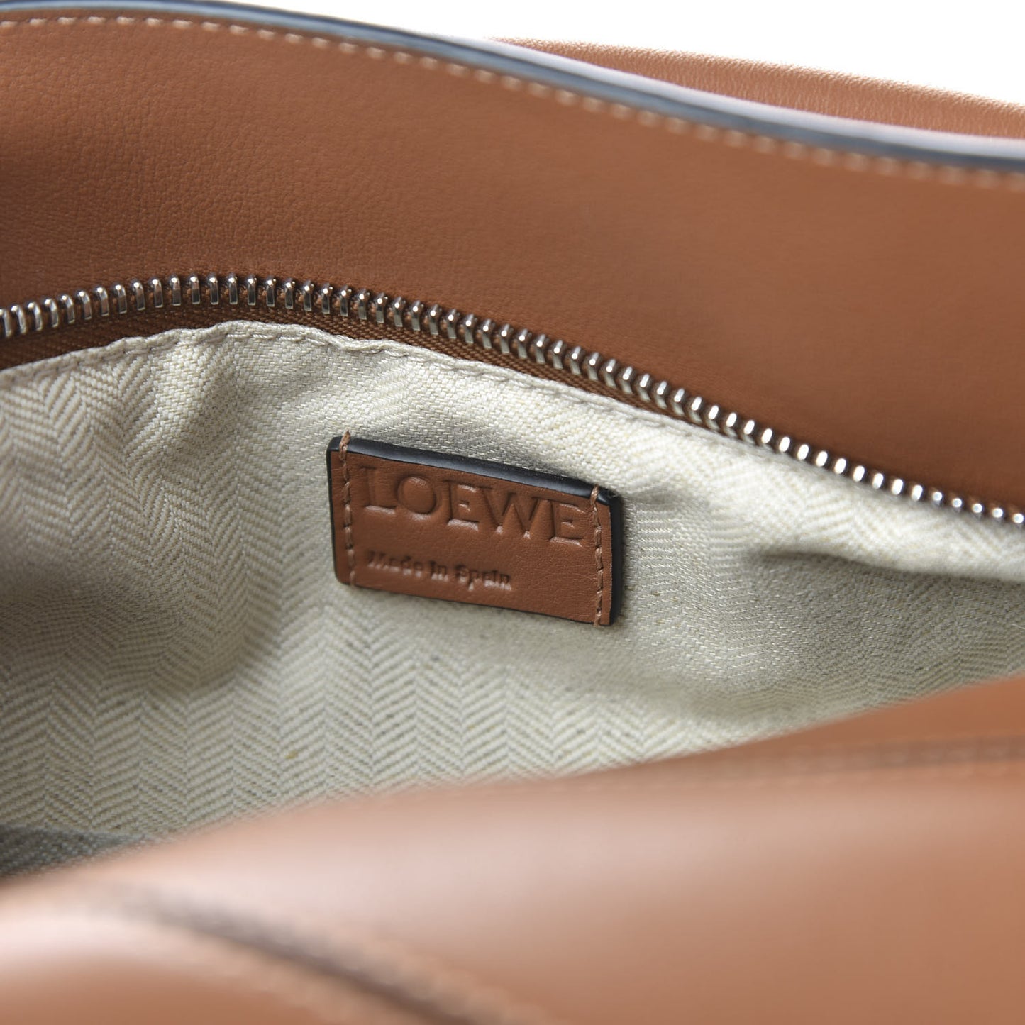 Calfskin Small Puzzle Bag Tan