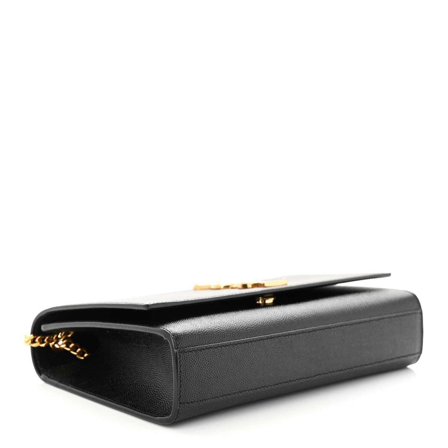 Grain De Poudre Medium Classic Monogram Kate Satchel Black