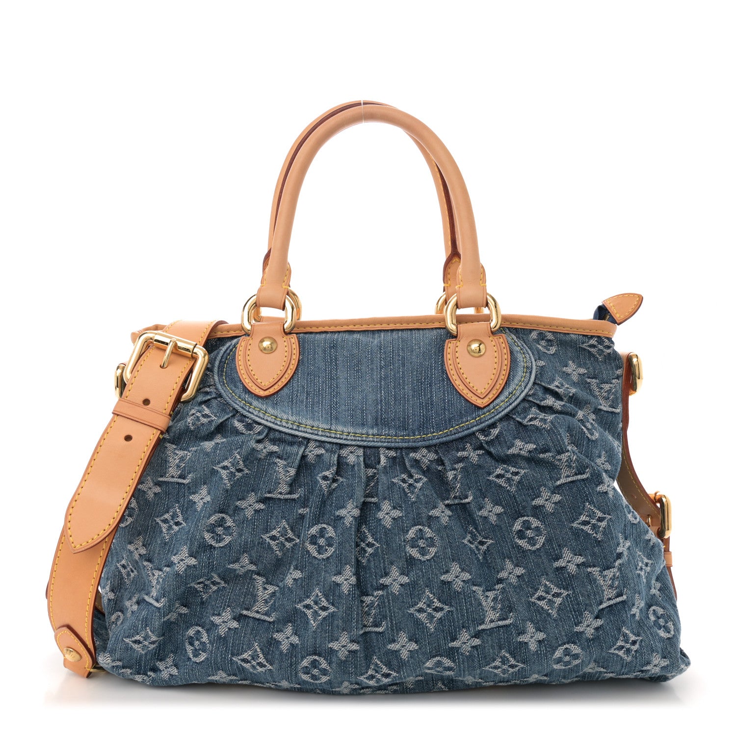 Louis Vuitton Denim Neo Cabby MM Blue 1 of 11