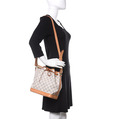 Louis Vuitton Damier Azur Noe BB 2 of 11