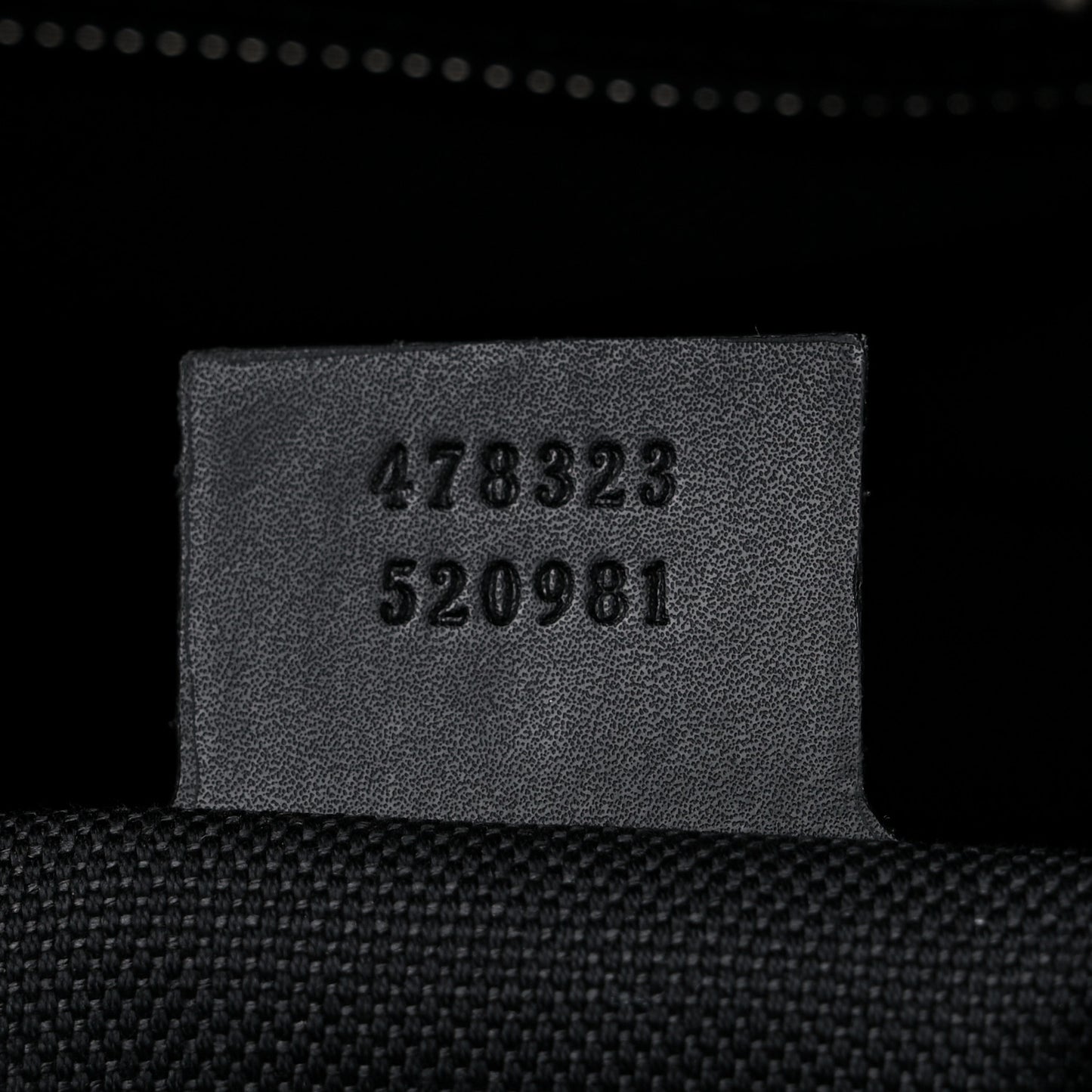 Soft GG Supreme Monogram Appia Calfskin Web Large Carry On Duffle Bag Black Grey