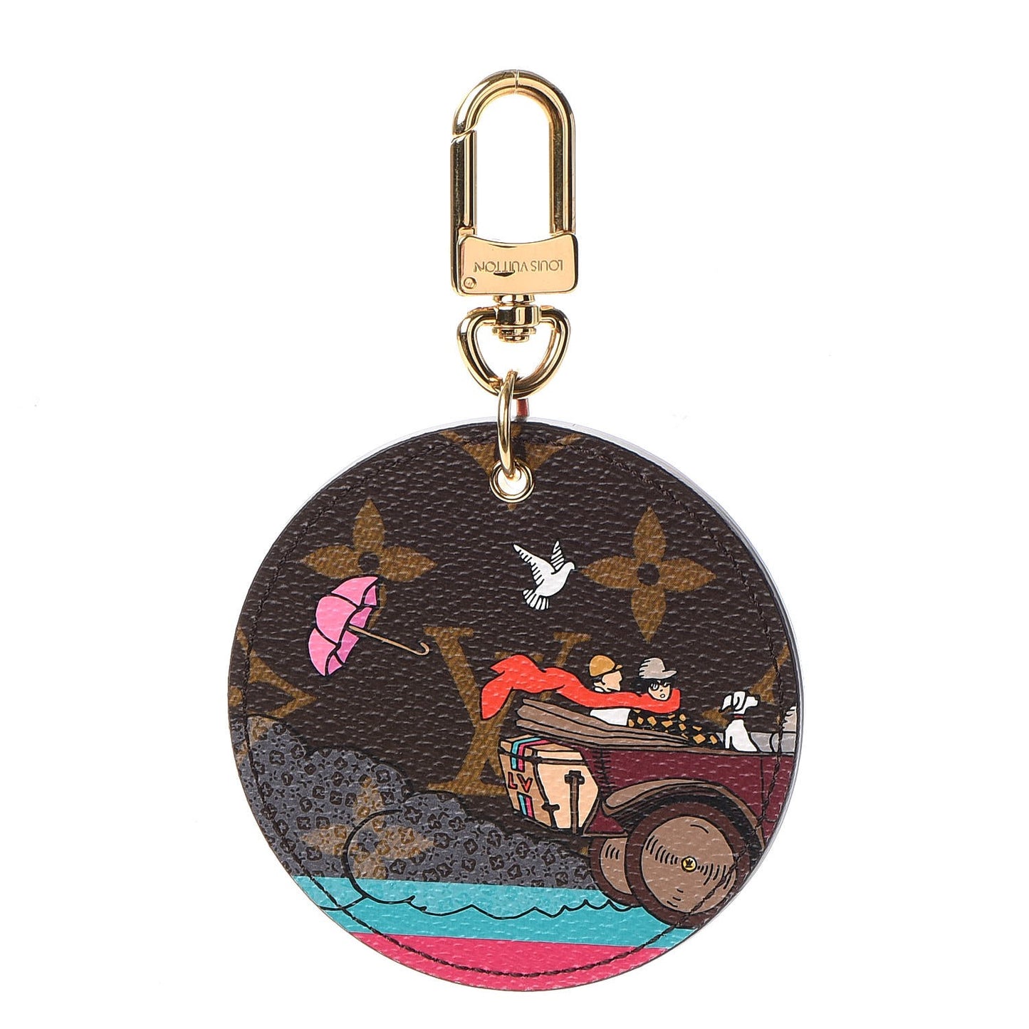 Monogram 2015 Christmas Animation Bag Charm Key Ring