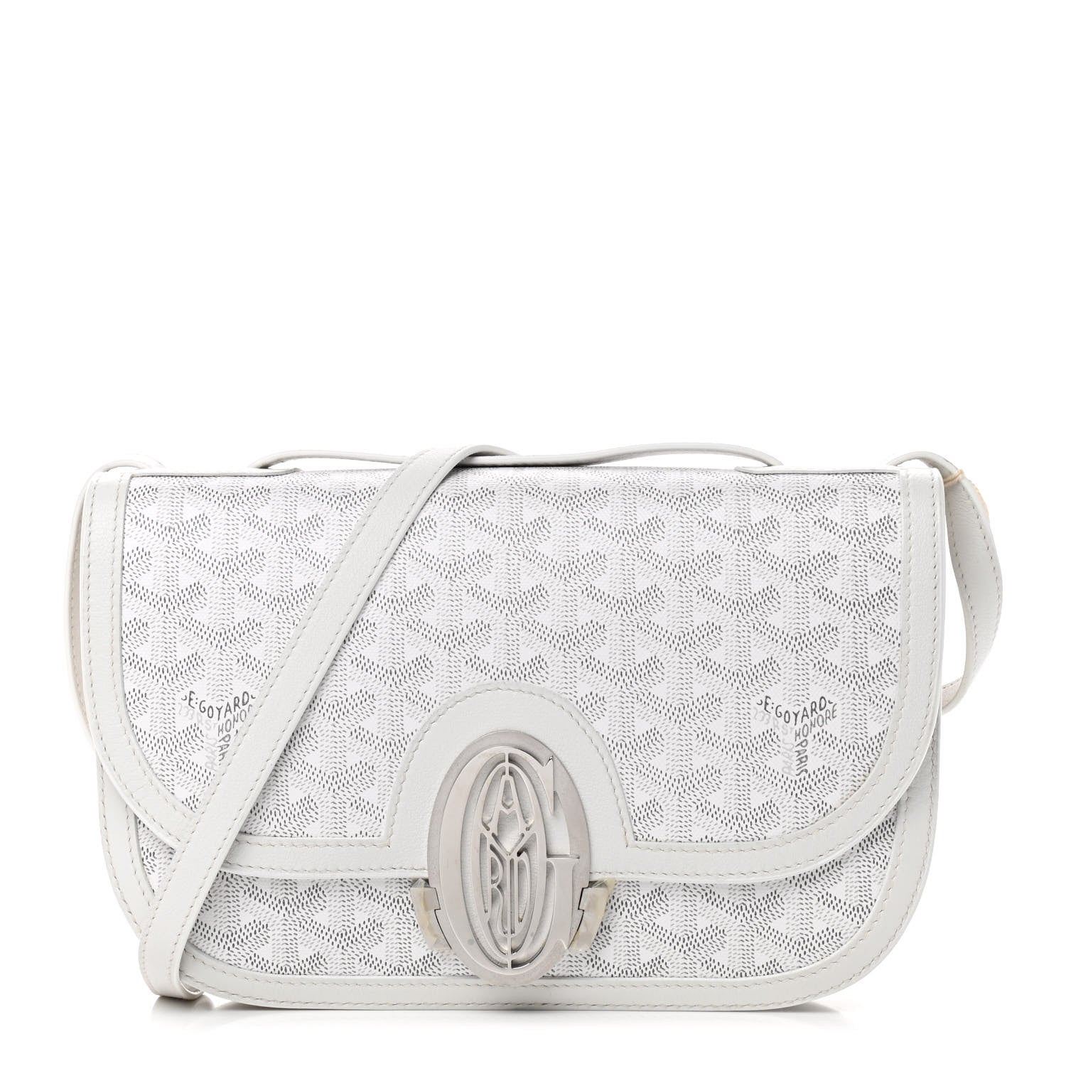 Goyard Goyardine 233 PM Shoulder Bag White 2 of 12