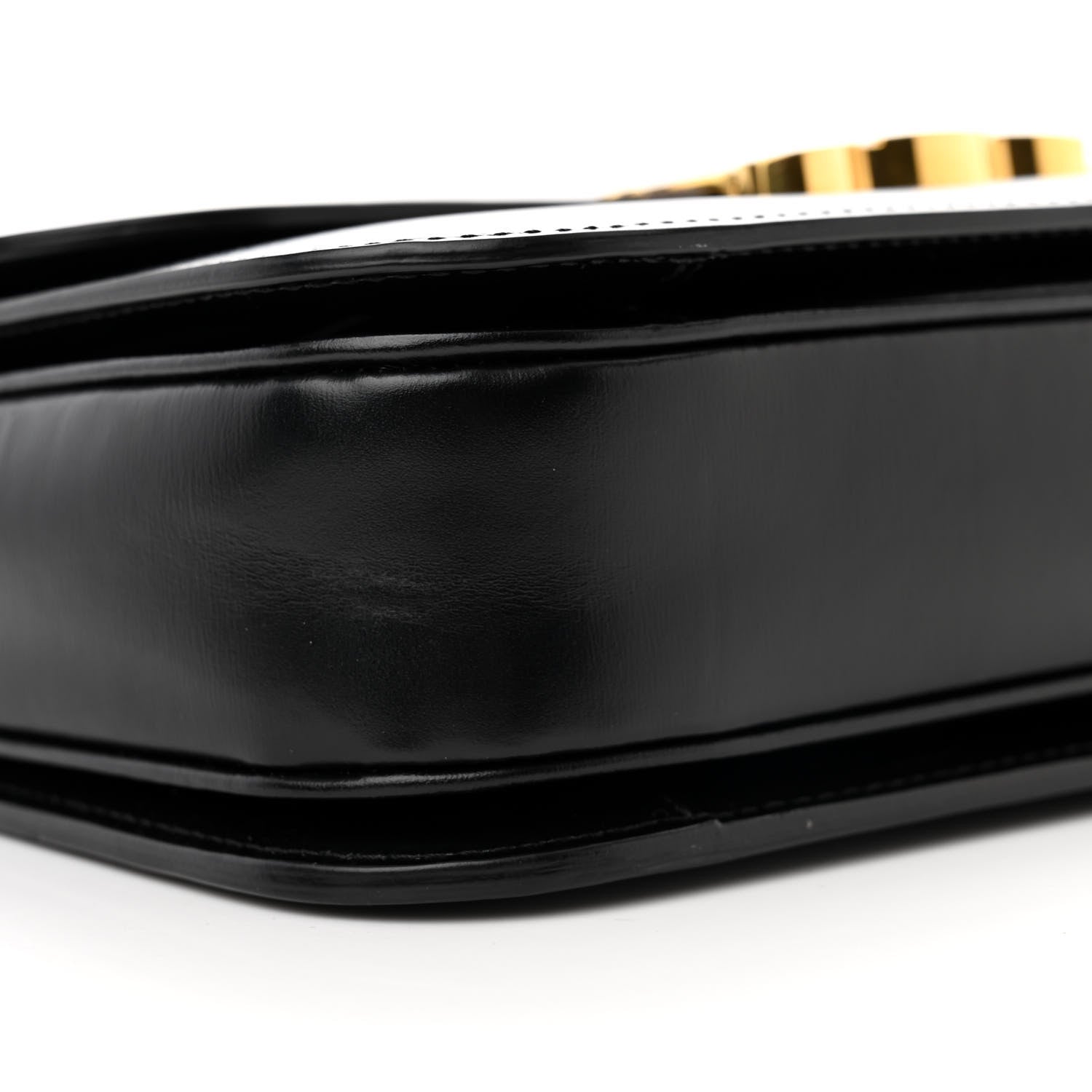 Celine Shiny Calfskin Medium Triomphe Black 9 of 12
