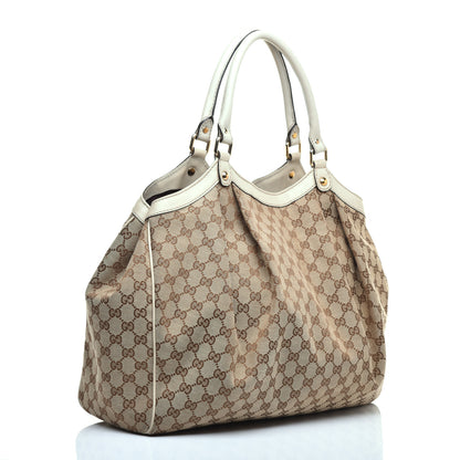 Gucci Monogram Large Sukey Tote Off White 3 of 9