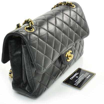 Chanel Lambskin Double Sided Medium Flap Navy 3 of 10