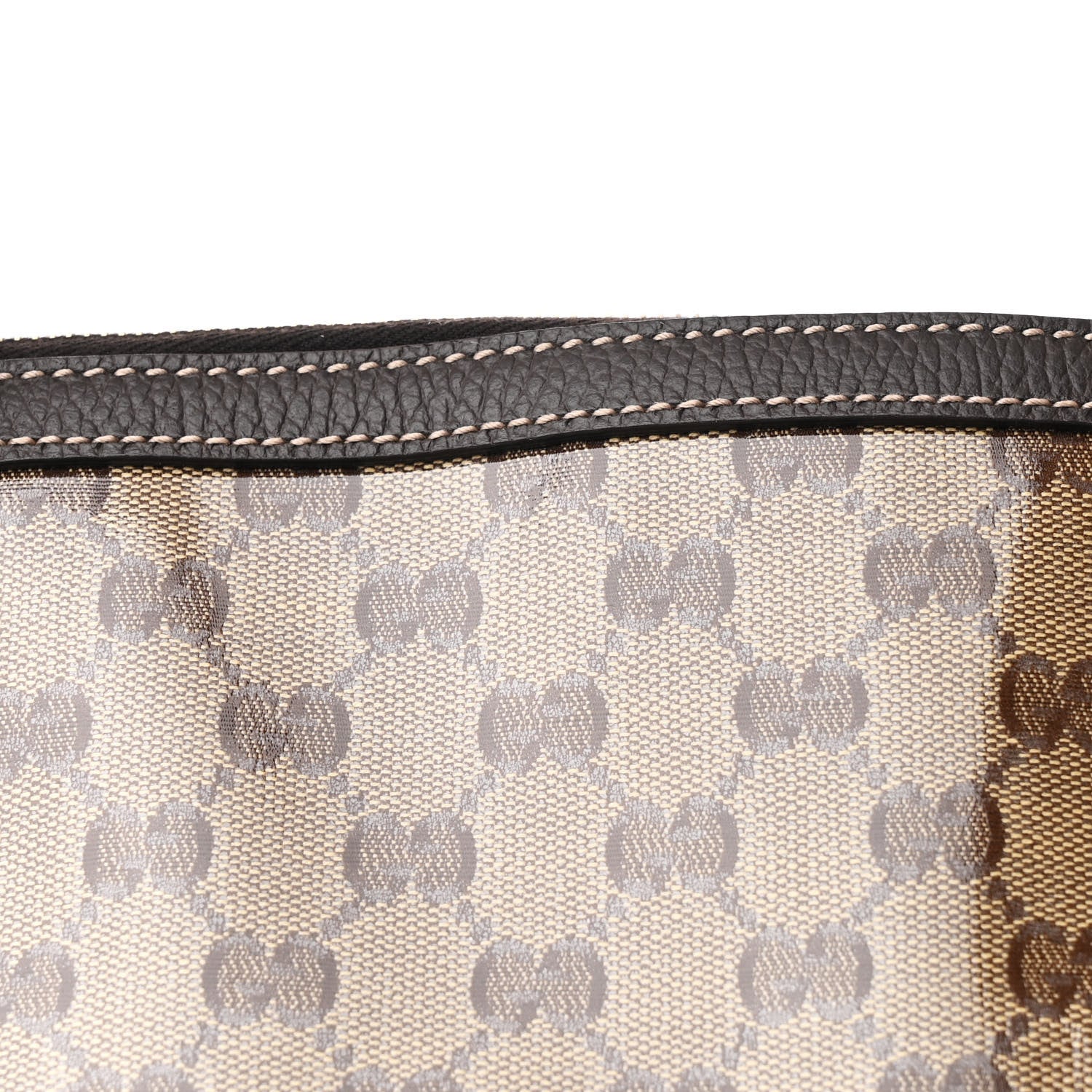 Gucci Crystal Monogram Large GG Charm Dome Satchel Dark Brown 8 of 11