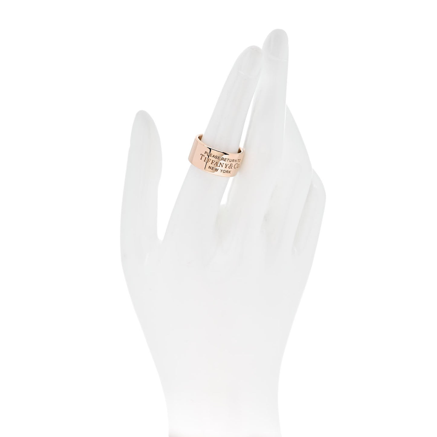 18K Rose Gold Return to Tiffany Wide Ring 54 7