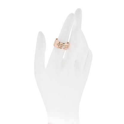 Tiffany 18K Rose Gold Return to Tiffany Wide Ring 54 7 2 of 4