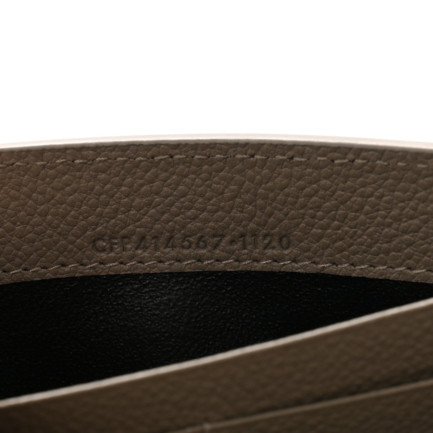 Saint Laurent Grained Calfskin Monogram Large Flap Wallet Earth 8 of 8