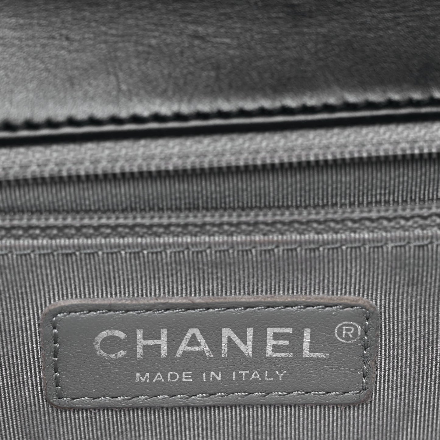 Calfskin Quilted New Medium Boy Flap Black