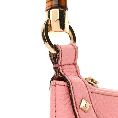 Gucci Calfskin Bamboo Anita Top Handle Bag Light Pink 14 of 14