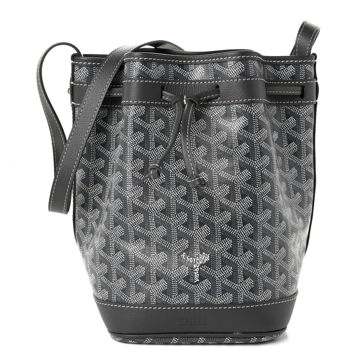 Goyard Goyardine Petit Flot Bucket Bag PM Grey 1 of 9
