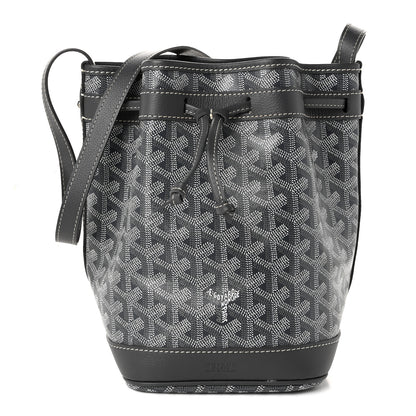 Goyard Goyardine Petit Flot Bucket Bag PM Grey 1 of 9
