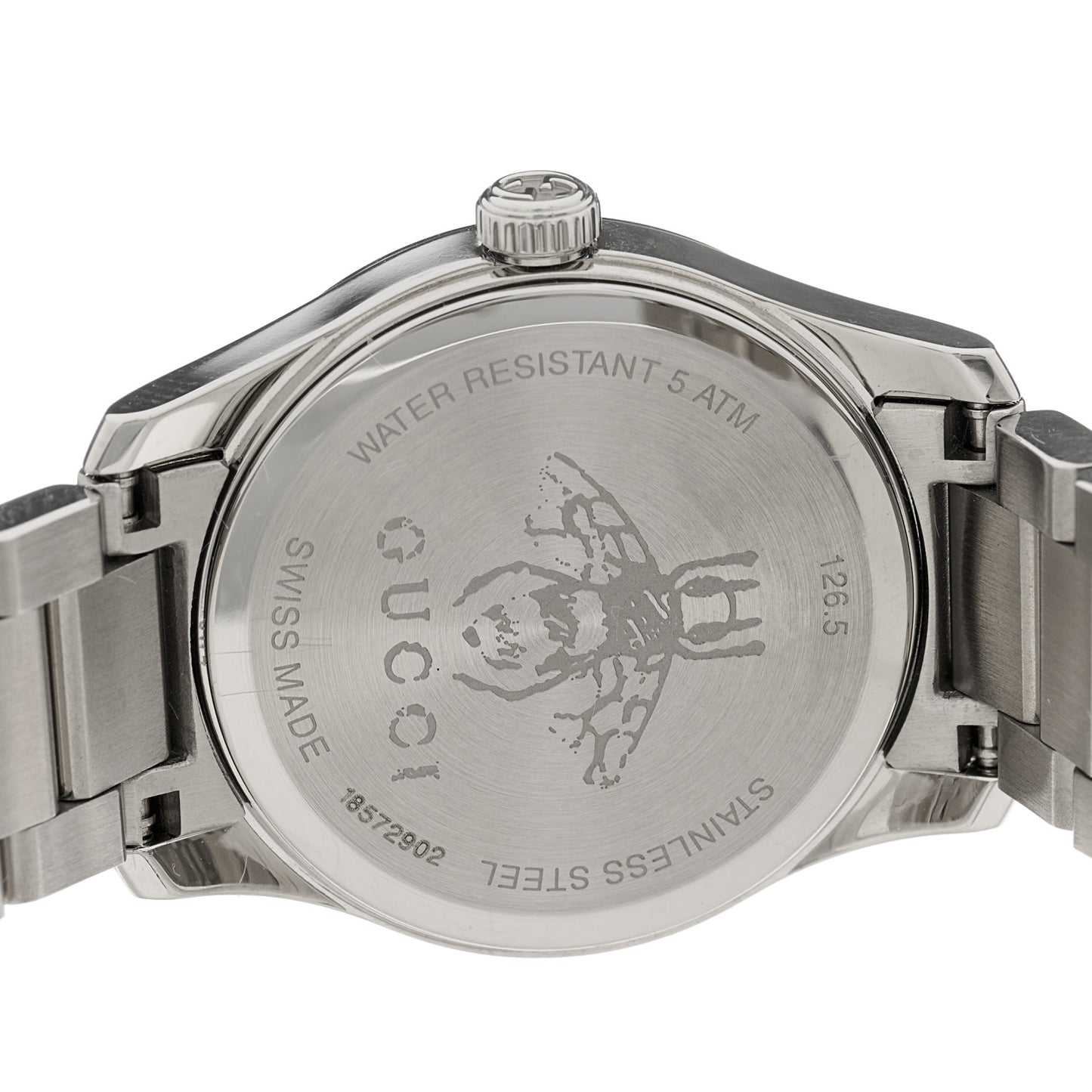 Stainless Steel Pink Mother of Pearl 27mm G-Timeless Cat Quartz Watch