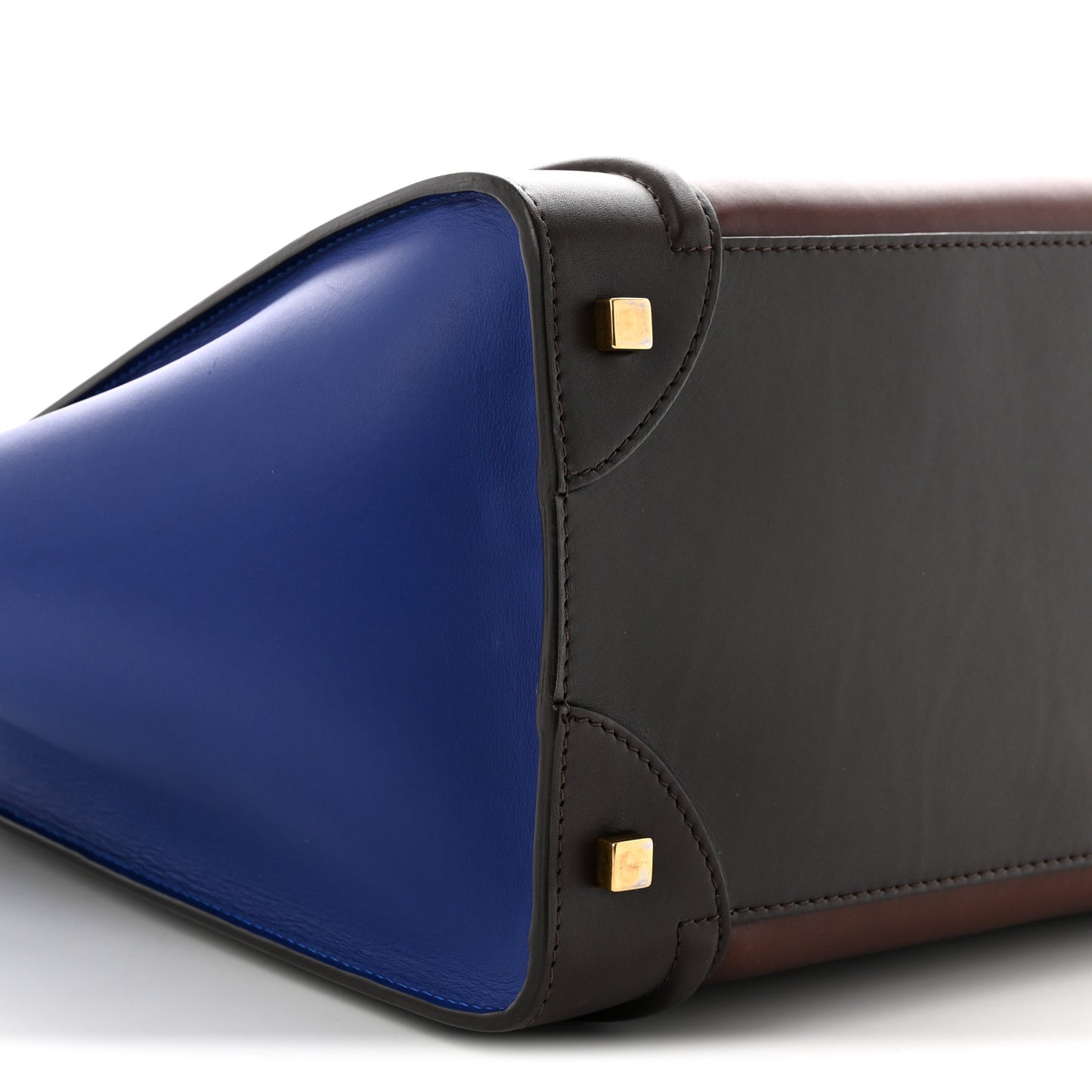 Smooth Calfskin Mini Tri-Color Luggage  Acajou