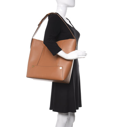 Stella McCartney Eco Alter Nappa Popper Bucket Bag Tan 2 of 12