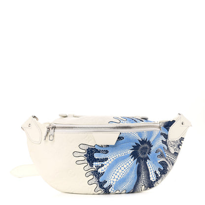 Louis Vuitton LV X YK Taurillon Monogram Psychedelic Flower BumBag White Multicolor 1 of 9