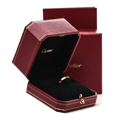 Cartier 18K Pink Gold Diamond 3mm C De Cartier Wedding Band Ring 49 4.75 6 of 6