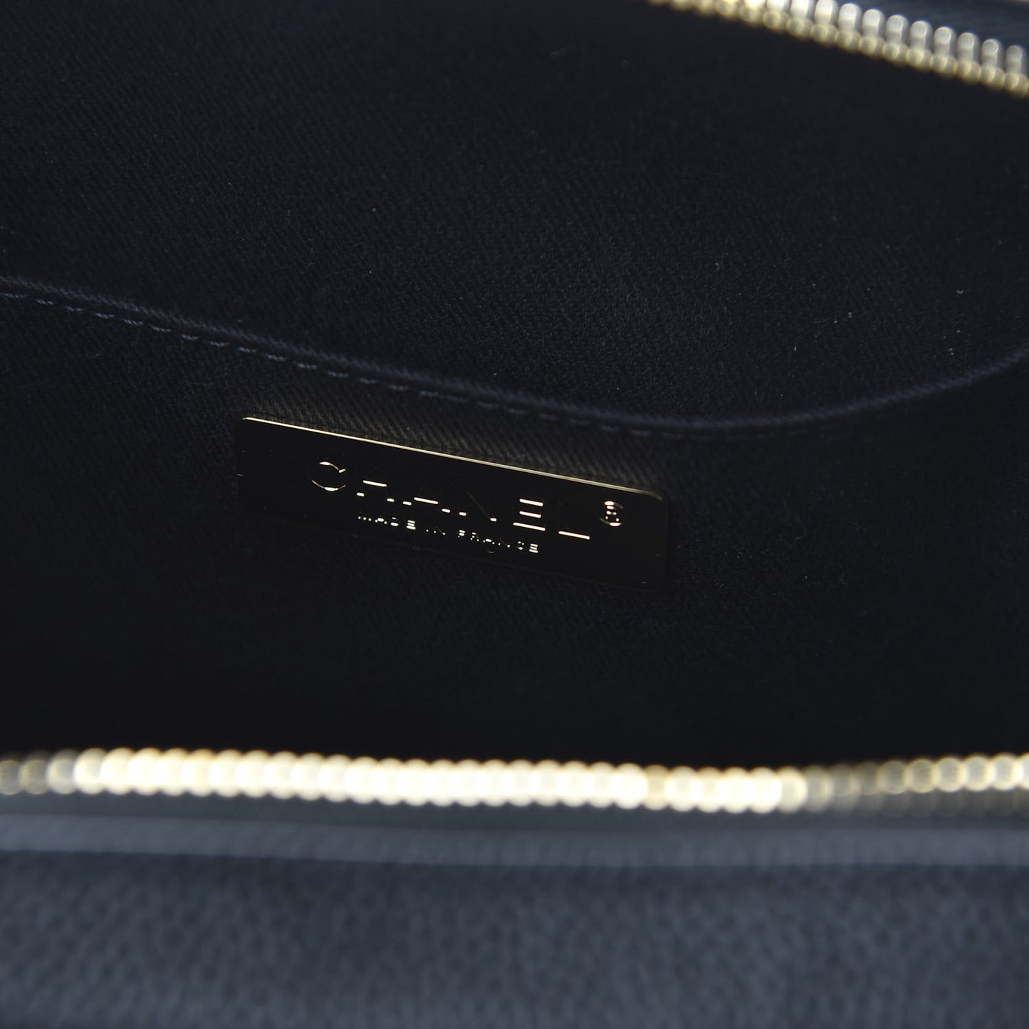 Caviar Stitched Waist Bag Black