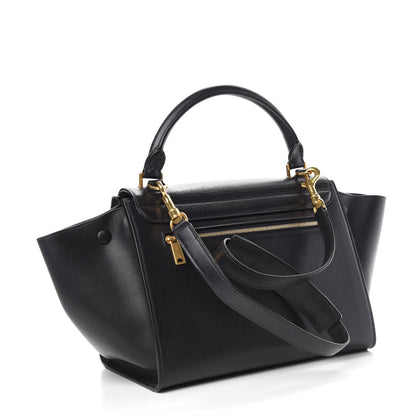 Celine Liege Calfskin Small Trapeze Black 3 of 9