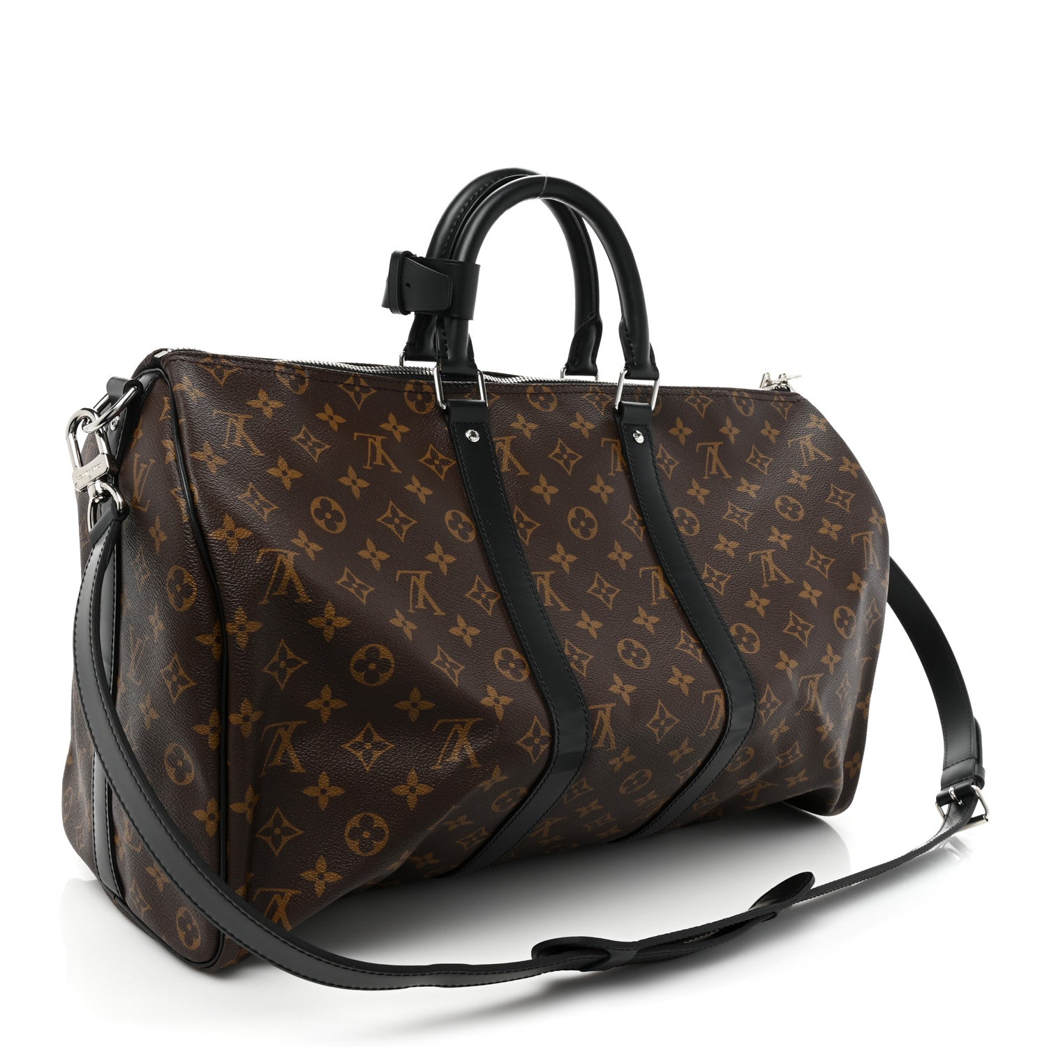 Louis Vuitton Monogram Macassar Keepall Bandouliere 45 3 of 8